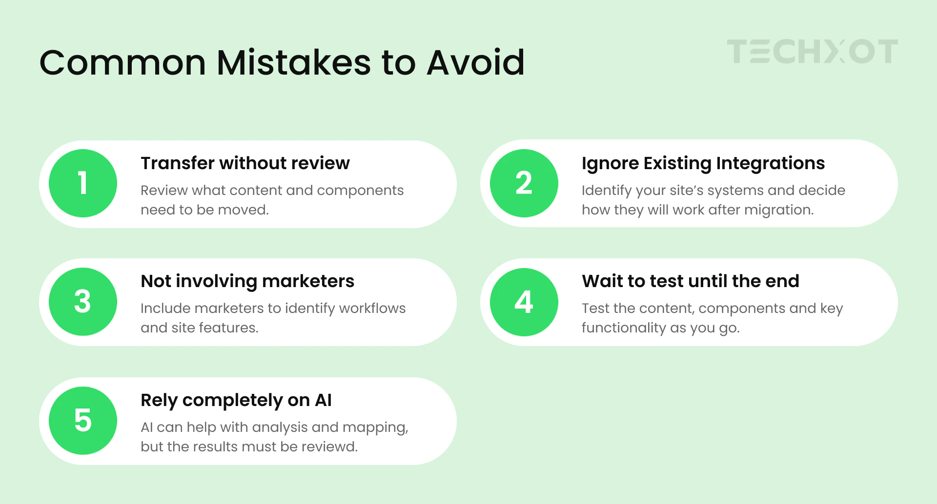Common Sitecore migration mistakes to avoid