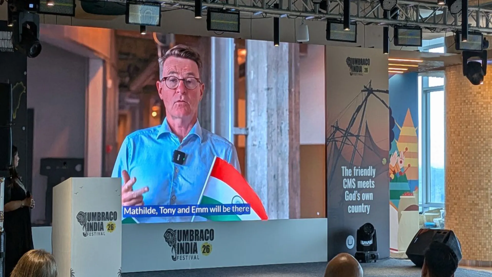 Umbraco India Festival 2026 welcome message from Umbraco leadership in Kochi