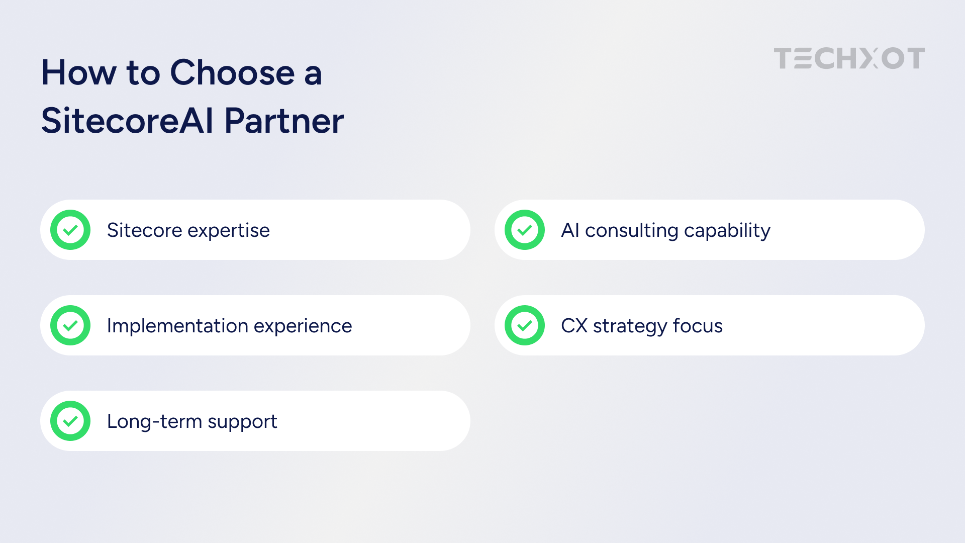 How to Choose a Sitecore AI Partner