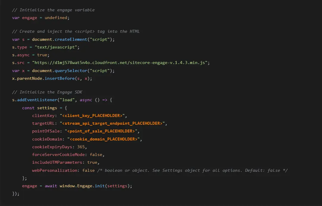 Overview on Running the Engage SDK Function