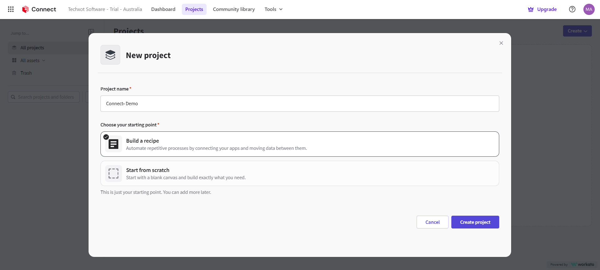 Sitecore Connect project creation and recipe setup