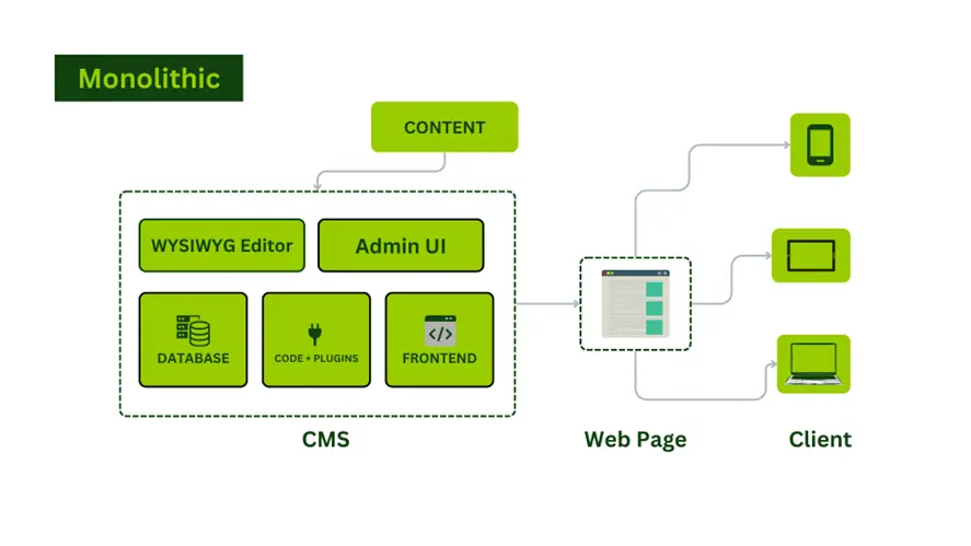 Monolithic CMS